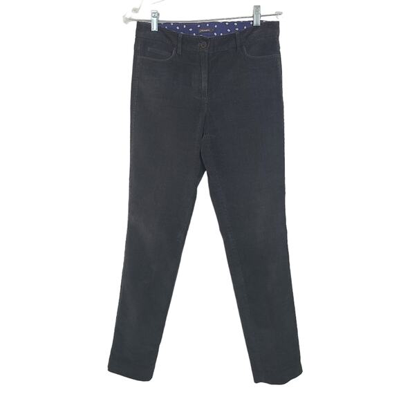J. McLaughlin Jeans Women 4  Brown Corduroy Straight Leg Causal Neutral Classic - Picture 1 of 12